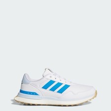Adidas S2G 26 Spikeless Golf Shoes Blue / White Uk 5 Brand New