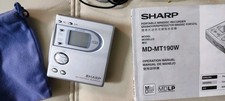 New, Never Used. SHARP MiniDisc Walkman Player Discman MD-MT190W.