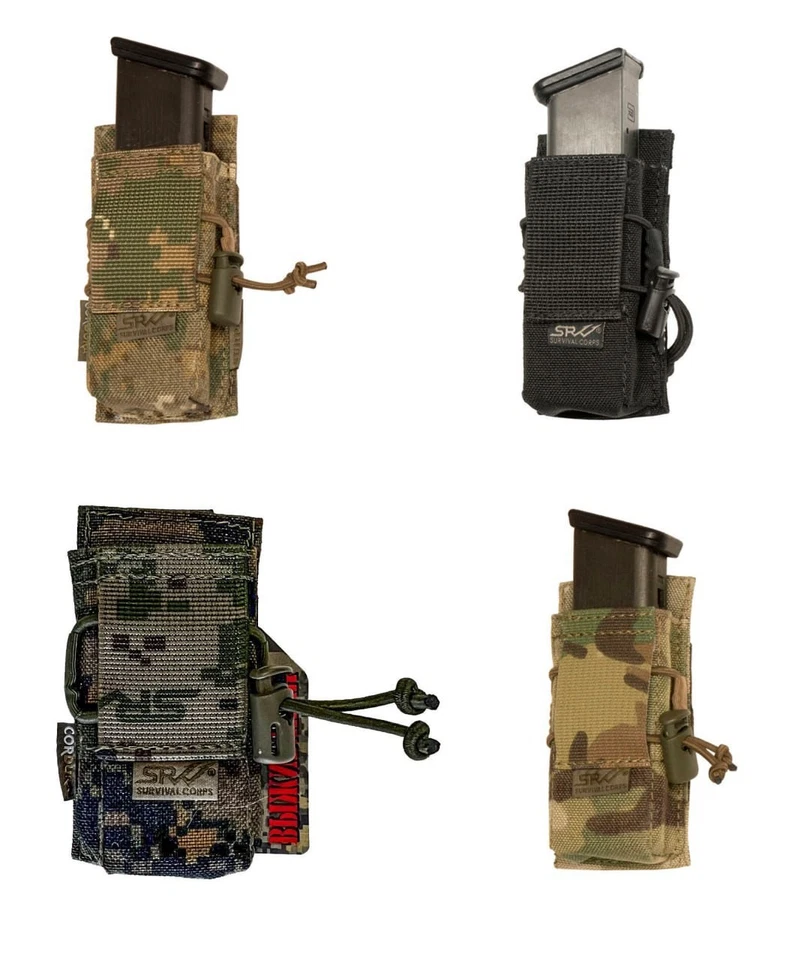 Tactical Pouch For 1 Pistol Magazine PP-FAST-PL-1 MOLLE Survival Corps Russian