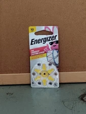 (BB 07/28) Energizer Hearing Aid Batteries Size 10 - 6 ct.