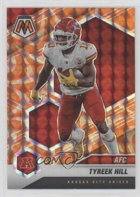 2021 Panini Mosaic Variations AFC Reactive Orange Prizm Tyreek Hill #238 1e3h