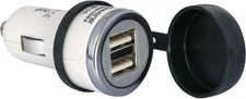 TecMate OptiMate Dual Output 12V Car/Cigarette Plug to USB Charger