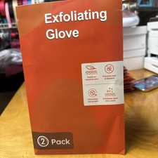 Exfoliating Gloves - 2 Pack - Black