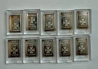 Lot Of 10- I Gram .999 Fine Silver Bars "CROSS" 2012 Limited Edition