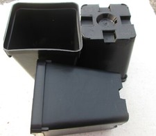 VASI PLASTICA QUADRATI 10x10x12 * L 1,0  - 10 VASI