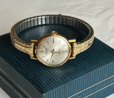 Silvana 10K GF Swiss Ladies Watch 17 Rubis INCOBLOC Mechanical Hand-Wind