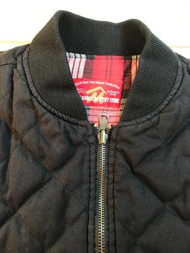 Marlboro Country Store Wende-Steppweste schwarz kariert kariert Erwachsene Large - Bild 4 von 7