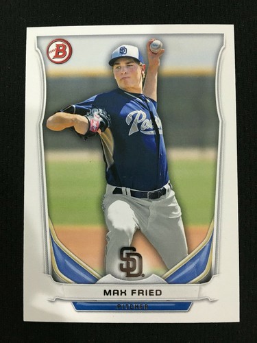MAX FRIED ROOKIE 2014 BOWMAN ATLANTA BRAVES RC BASEBALL CARD EBay