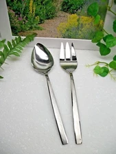 Oneida Ltd 1881 Rogers  MELISSA  Stainless  Cold Meat Fork & Solid Serving Spoon