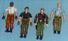 GI G.I. Joe gijoe figure lot #570 Flint Hardball Chuckles General Hawk