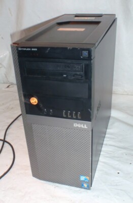 Dell Optiplex 960 Model: DCSM1F Desktop Computer w Windows 7 Pro COA