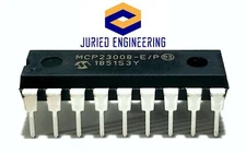 2PCS Microchip MCP23008-E/SP 8-Bit I/O Expander w/ Serial Interface 1.7 MHz I2C