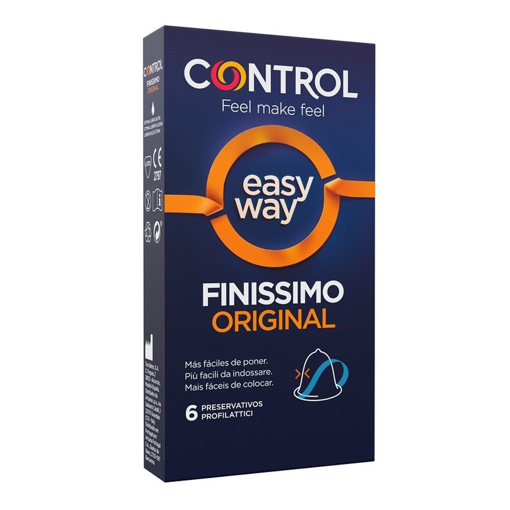 Control Easy Way - Finissimo Original Profilattico, 6 Profilattici