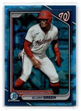 2024 Bowman Chrome Sapphire Elijah Green #BCP-72 Nationals