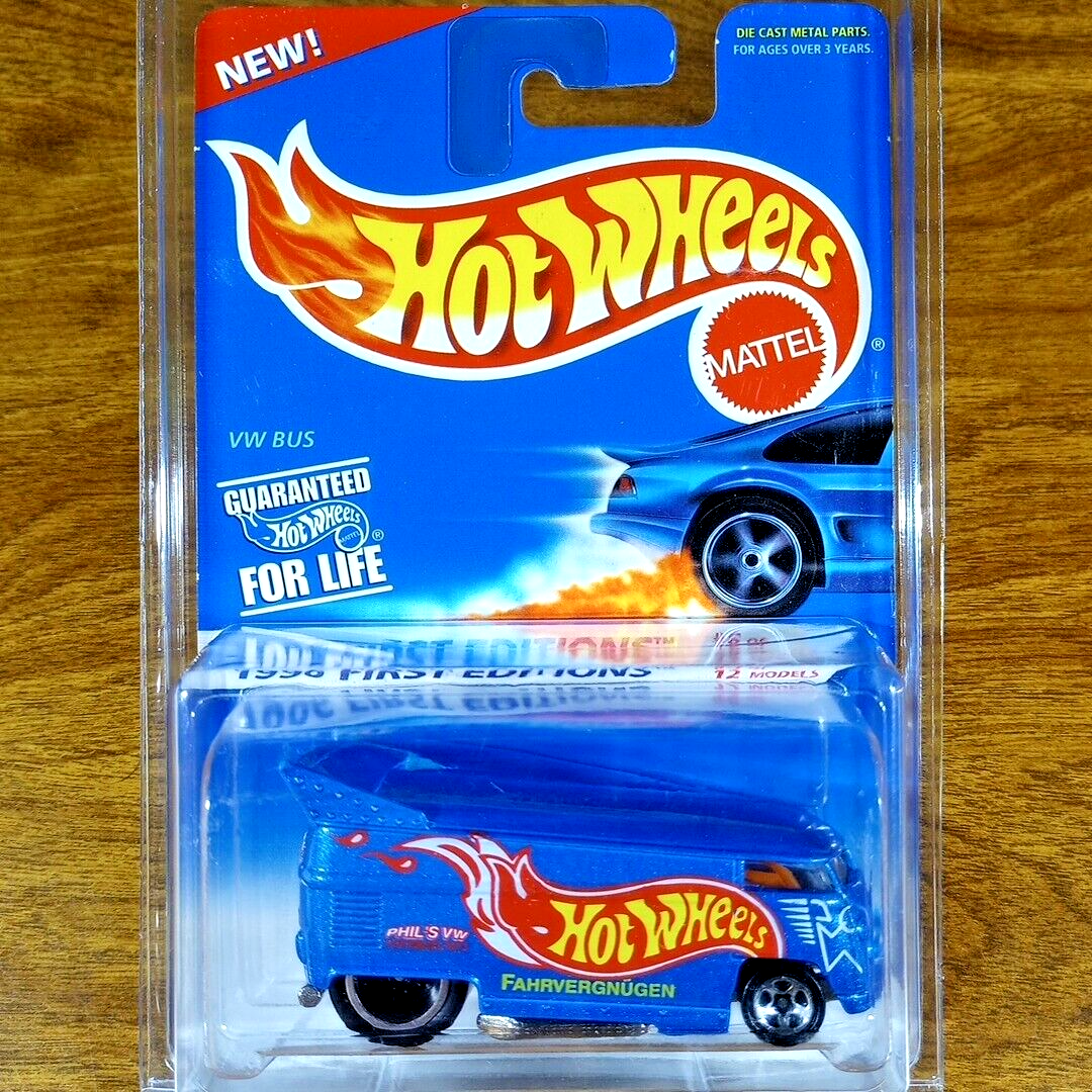 ミニカー Hot Wheels Blue Angels VW DRAG BUS Hot Wheels Limited Edition Blue Angels VW Bus With Case