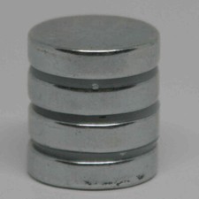 Neodymium Disc Magnets (4 Pack) 1 inch Diameter 1/4'  Thick - Higher N52 POWER