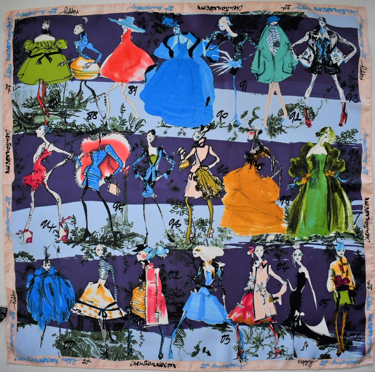 🆕️NEW Authentic CHRISTIAN LACROIX 20th ANNIVERSARY 100% SILK