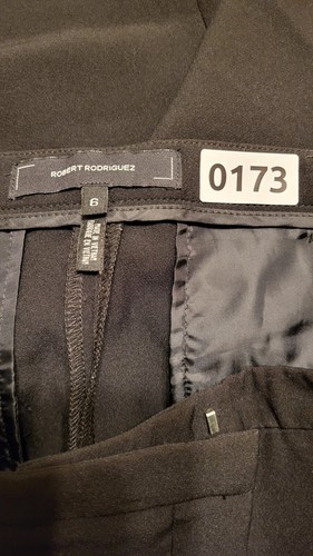 Pantalones capri negros Robert Rodriguez para mujer talla 6 - Imagen 9 de 9