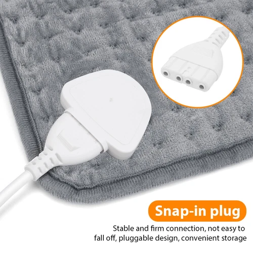 3 Sizes Electric Heat Pad Adjustable Heating Mat Warmer Blanket Back Pain Relief - Bild 8 von 15