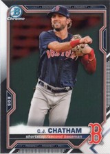  2021 Bowman Chrome Prospects #BCP113 C.J. Chatham