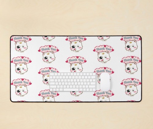 Complete Mouse Pad Non-Slip Gaming Desk Office Laptop desk Mat kittyPrincess cat - Picture 105 of 132