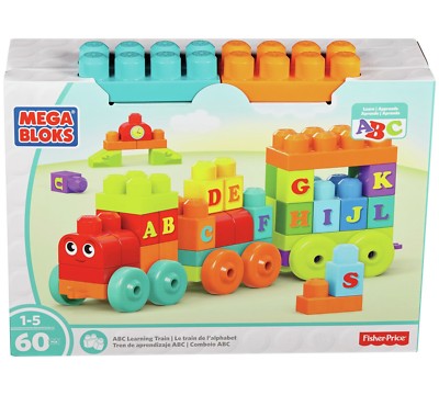 Mega Bloks ABC Lernzug - Brandneu Verpackt und Kostenloser Versand