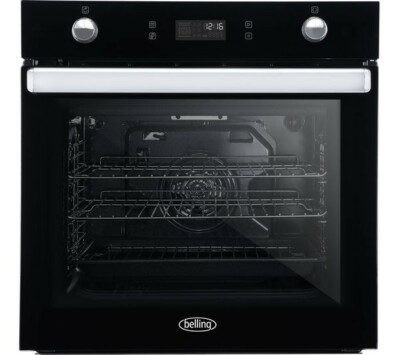 stainless steel and black electric stove