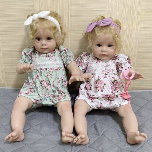 22inch Reborn Baby Dolls Princess Maggi Lovely Girls Real Reborn Toddler Puppe - Picture 4 of 7
