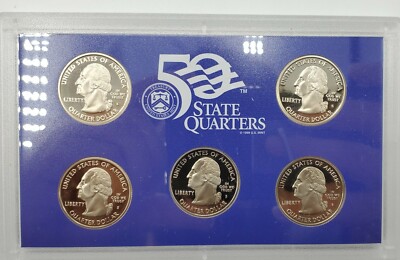 2005 United States Mint 50 State Quarters Proof Set (Read