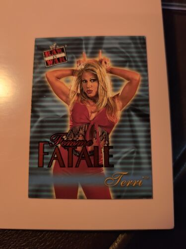 Terri Runnels 2001 Fleer WWF Raw Is War Femme Fatale 3-FF Free Shipping 🥵 - Picture 2 of 3