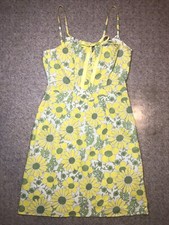 Vintage NWT Frederick's of Hollywood Women's Sundress Pull Over Daisy 12 Multi