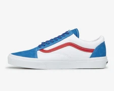 NWOB Men's Vans Old Skool Sport Pop Red Vallarta Blue Wh VN0A38G19XG