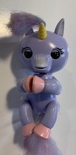 Fingerlings Baby Unicorn Alika Purple Rainbow Mane  Tail Interactive Baby Pet