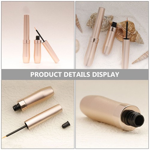 2 Pezzi Flacone Liquido Crescita Ciglia Ricaricabile Tubo Mascara Eyeliner Vuoto - Foto 3 di 12