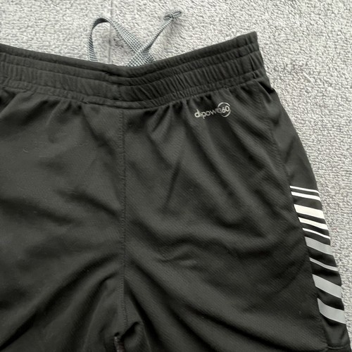 RUSSELL Boys Shorts Size Small 6-7 Black Gray Athletic Gym Pockets Drawstring - Picture 8 of 11
