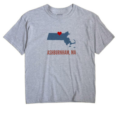 Ashburnham Massachusetts MA T-Shirt HEART