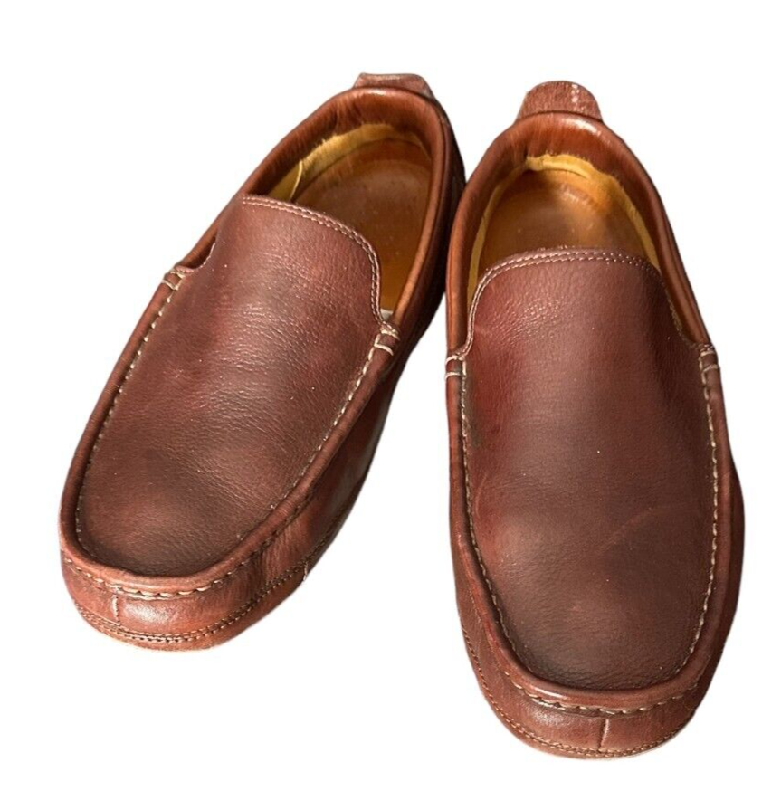 Men's TIMBERLAND Belize Bay Venetian BROWN Leather Driving MOC