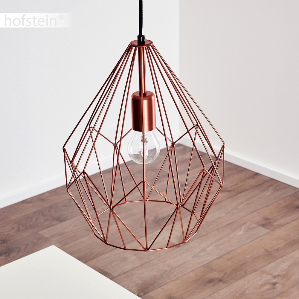 Pendel Lampen Retro Design kupferfarben Ess Tisch Wohn Schlaf Raum Hänge Leuchte Świetna wartość, nowość