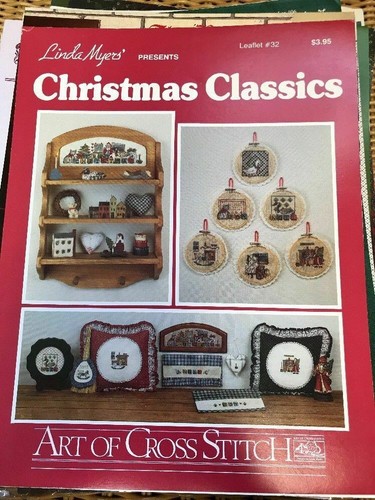 Kreuzstichmuster Broschüre: Linda Myers' Weihnachtsklassiker (Kunst des Kreuzes Sti