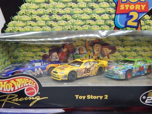 Hot Wheels NASCAR 2000 Disney Pixar 3 Car Set 1:64 Toy Story 2 - RTC2075 - Picture 3 of 7