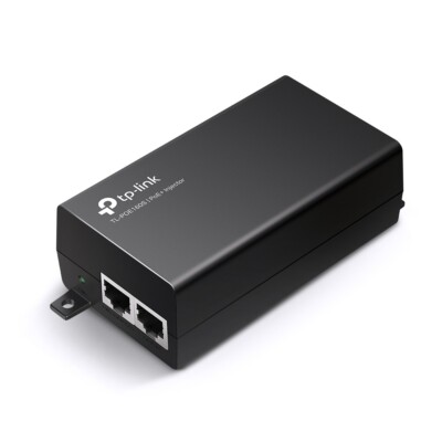 TP-Link TL-PoE160S IEEE 802.3af PoE+-Leistungsinjektor, Schwarz, BRANDNEU