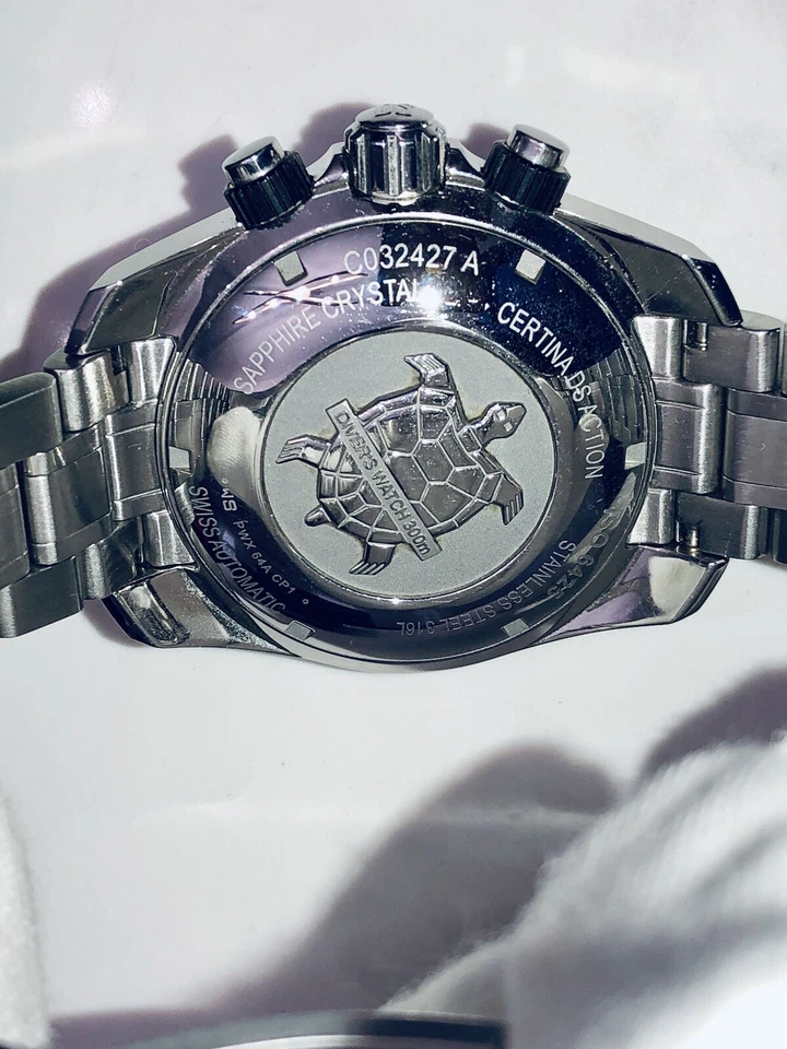 Certina DS Action Diver 46mm Chronograph Swiss Automatic Stainless steel Bracele - Image 3 of 4