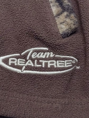 Team Realtree Misses Size L 12-14 Fleece Camo 1/2 Zip Pullover - Picture 2 of 14