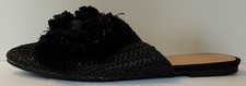 NEW  A New Day Black Weaved Slids Flat Soes Size 7.5M US 37.5M EUR