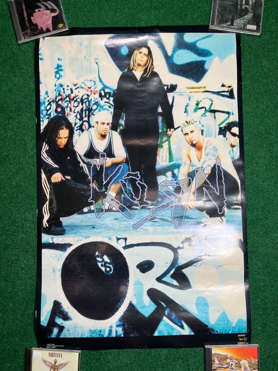 Vintage 90s Korn Licensed 1997 Band 22x34” Poster | eBay