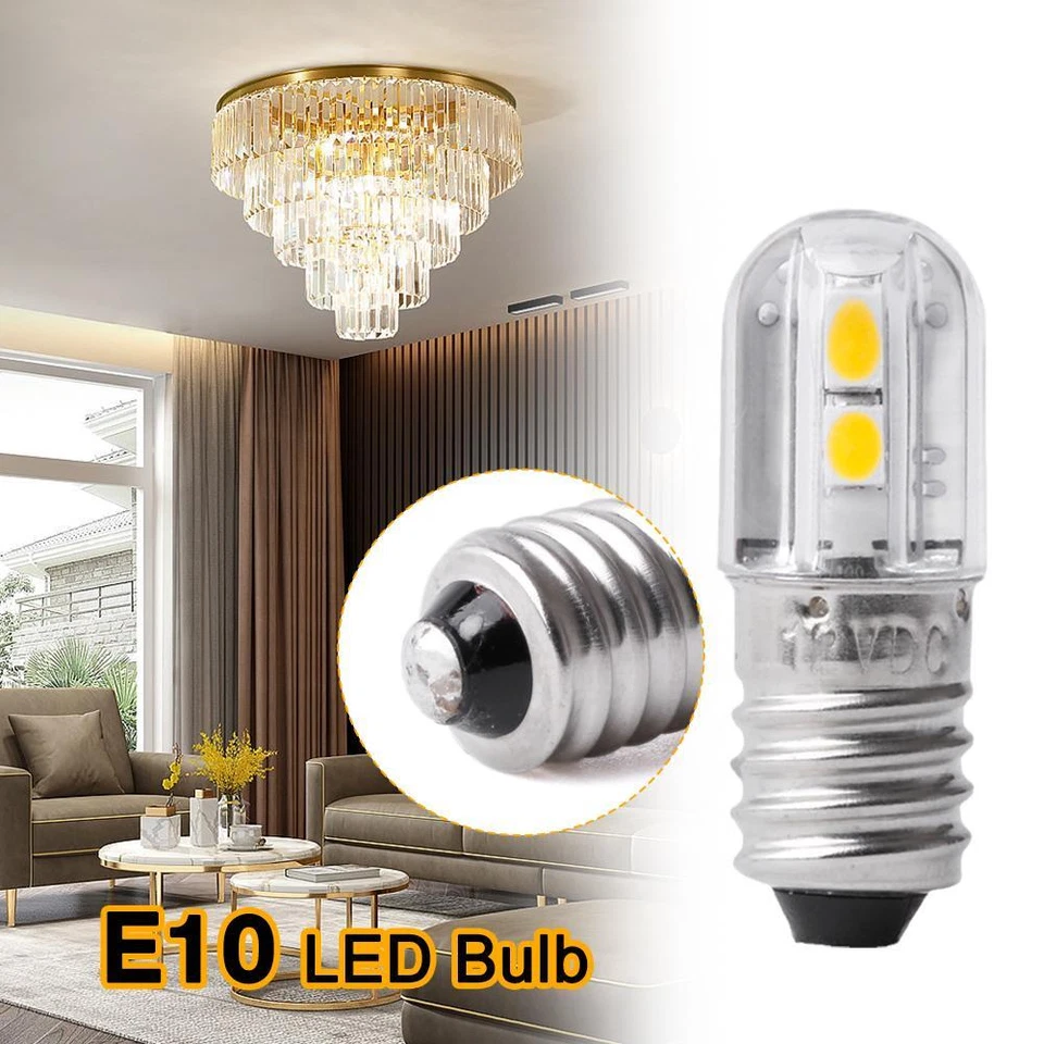 E10 6V LED-Schraubsockel Birne Leuchtmittel Lampe Leuchte 丨UK - Image 4 of 4
