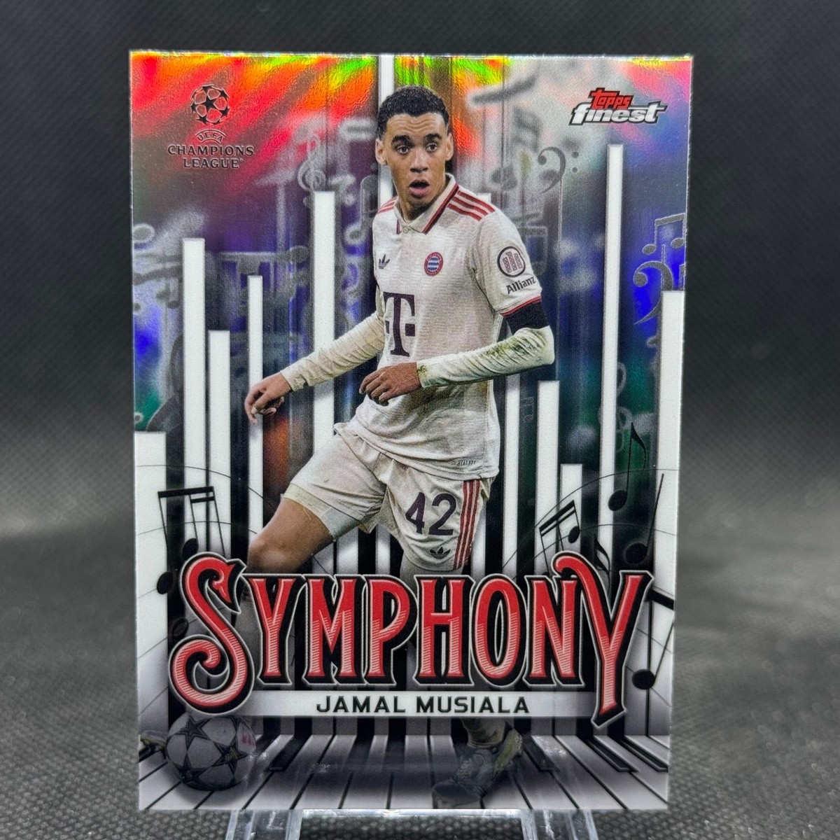 Jamal Musiala 2024-25 Topps Finest UEFA Club Competitions Symphony