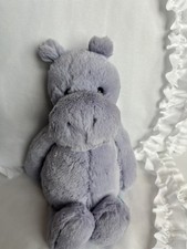 Jellycat London Bashful Hippo BAS3HPO With Tags Us Seller for sale