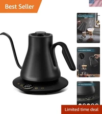 Elegant Gooseneck Electric Kettle with ±1℉ Precision Control for Perfect Pour...