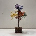 Crystal Healing Tree Multi Gemstone Wire Bonsai Sculpture 5" Home Decor — photo 3